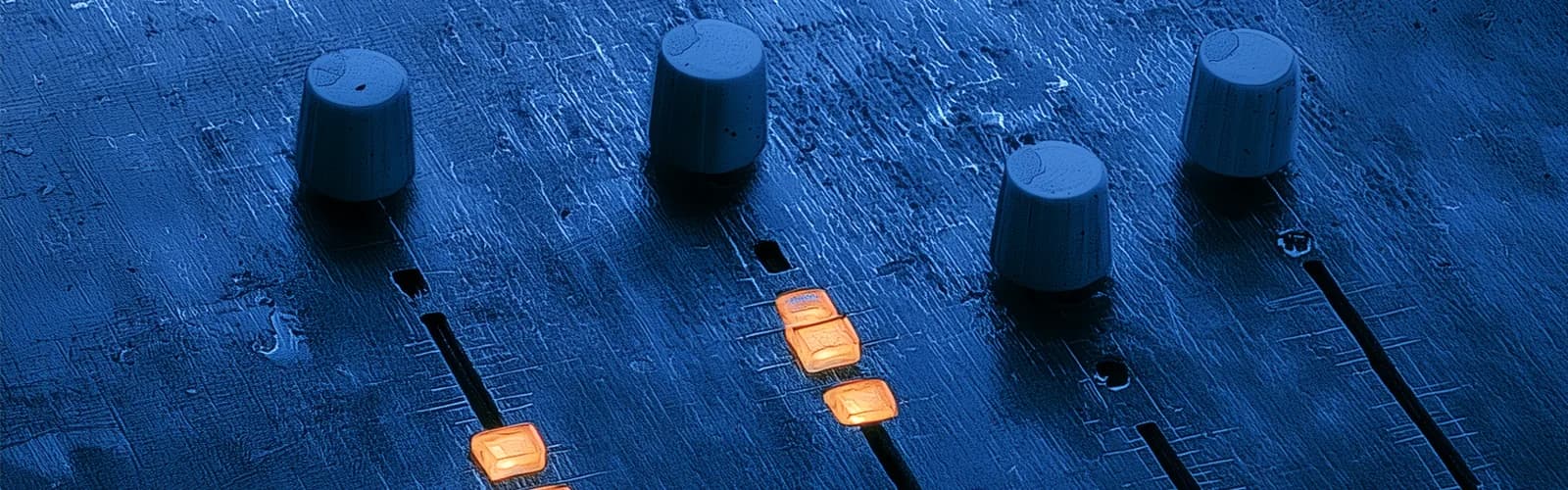 Abstract industrial data visualization on a dark surface